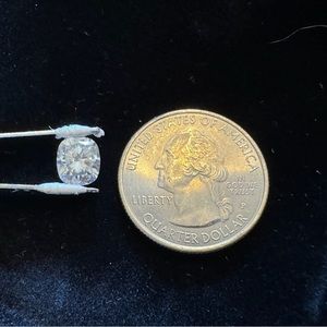 Moissanite Co 8x7mm Rectangular Cushion Moissanite Loose Stone